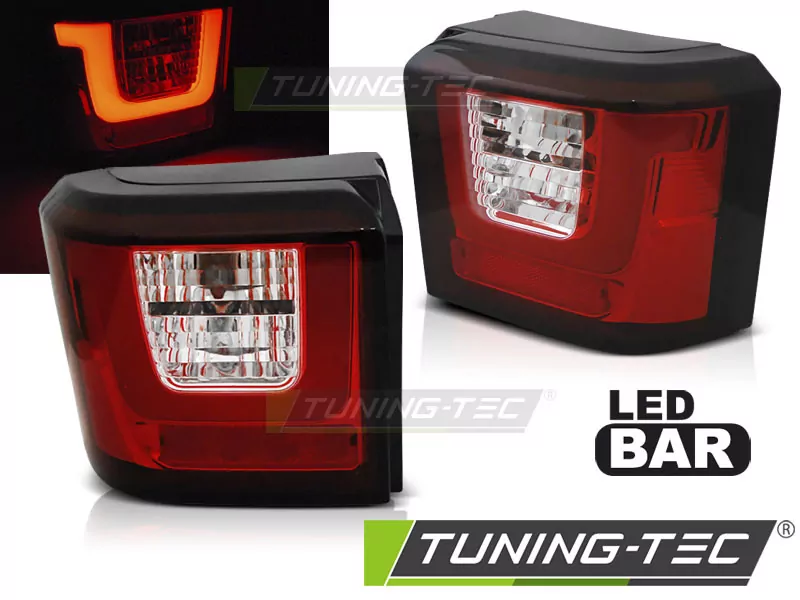Led Bar Tail Lights Red Whie Fits Vw T4 90-03.03