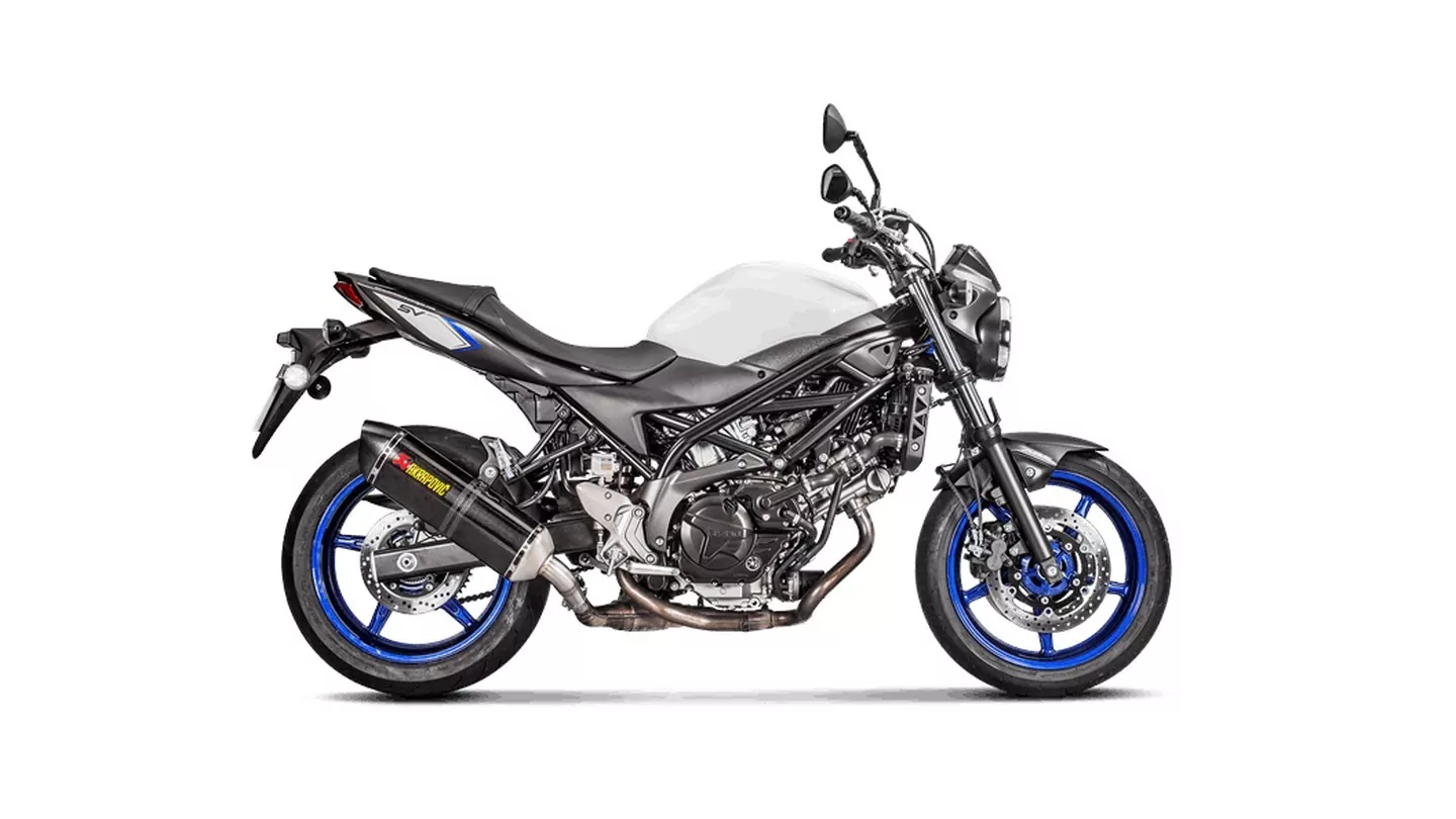 Akrapovic Slip-On Line (Carbon) Auspuff für Suzuki SV 650 Modelljahr 2016-2021