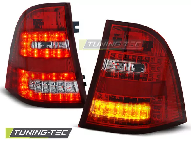 Led Tail Lights Red White Fits Mercedes W163 Ml M-klasa 03.98- 05
