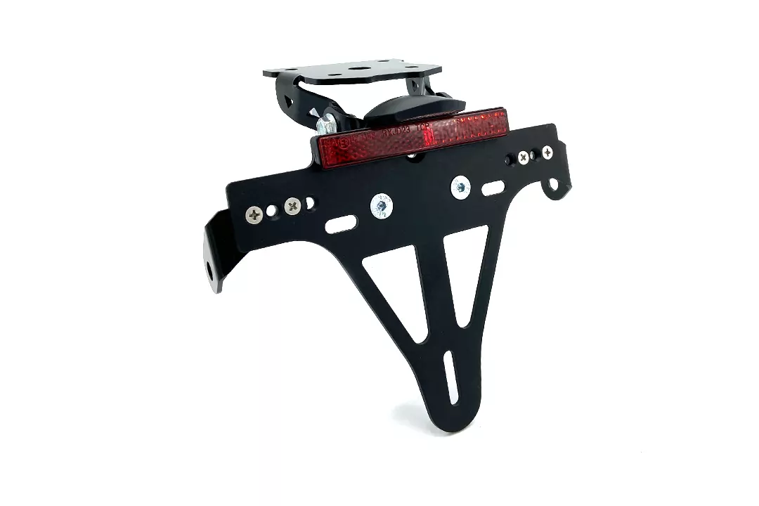 alpha Technik Kennzeichenhalter für Kawasaki Z800 Typ ZR800F ZR800C ZR800A ab Modelljahr 2013-