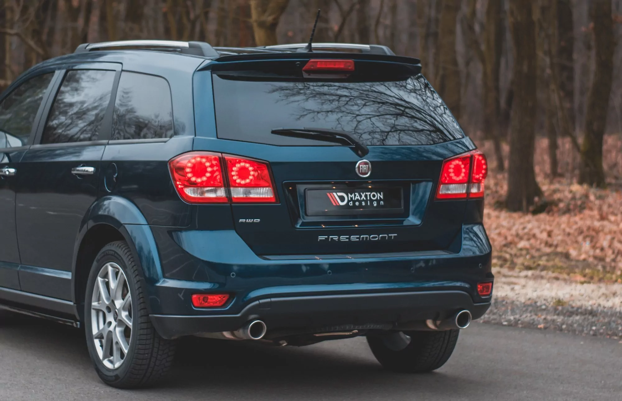 Spoiler CAP Passend Für Passend Für Fiat Freemont Schwarz Hochglanz Schwarz Hochglanz