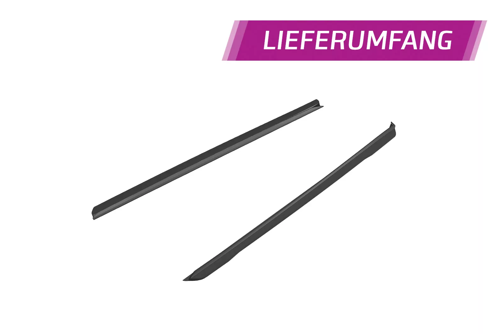 Seitenschweller für BMW 3er E90 / E91 SS513 Schwarz Strukturiert