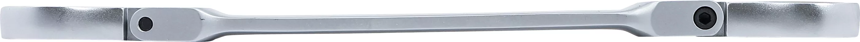 Doppel-Ratschen-Ringschlüssel-Satz | abwinkelbar | mit E-Profil Ringköpfen | SW E6 - E24 | 4-tlg.