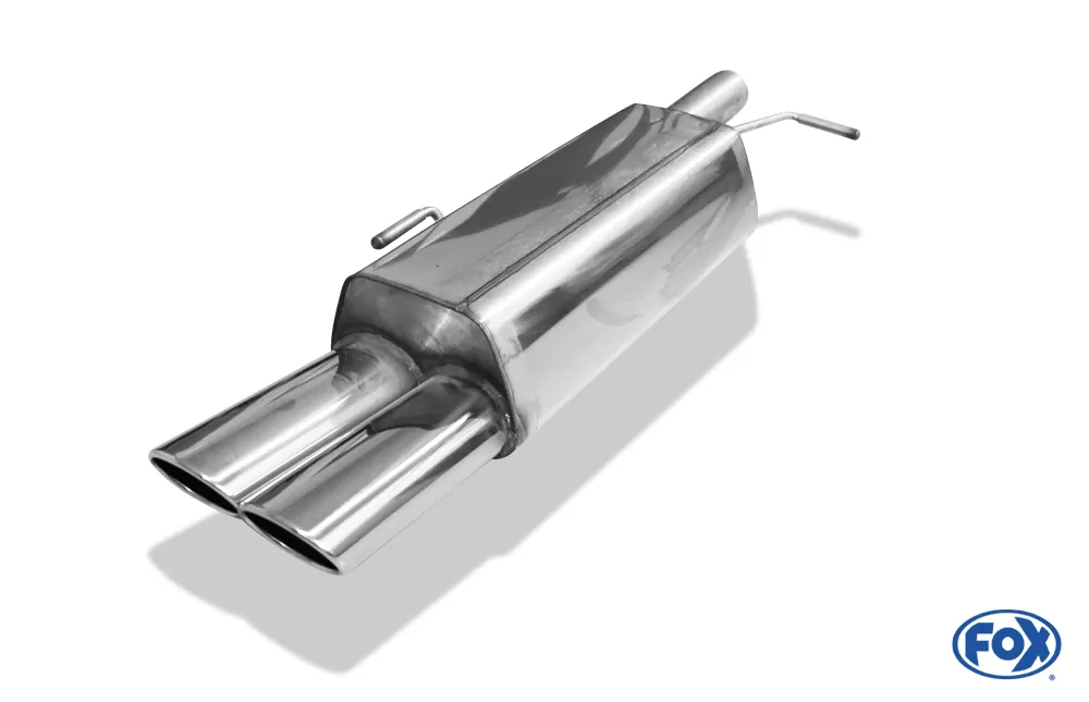 Peugeot RCZ  Endschalldämpfer einseitig - 2x106x71 Typ 32