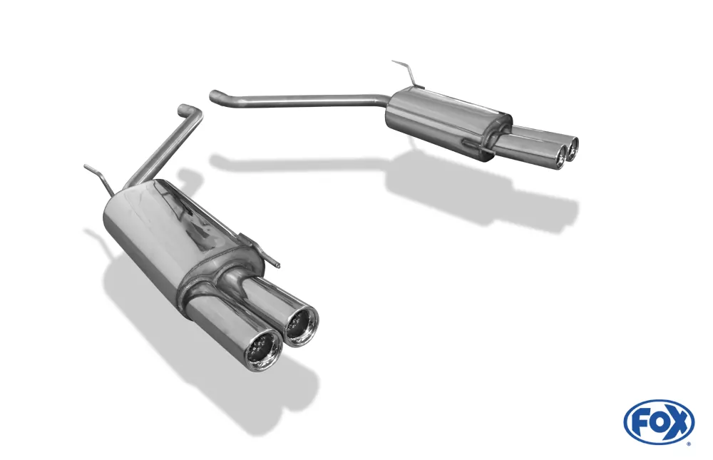 VW Bus T4  Endschalldämpfer rechts/links - 2x80 Typ 13 rechts/links