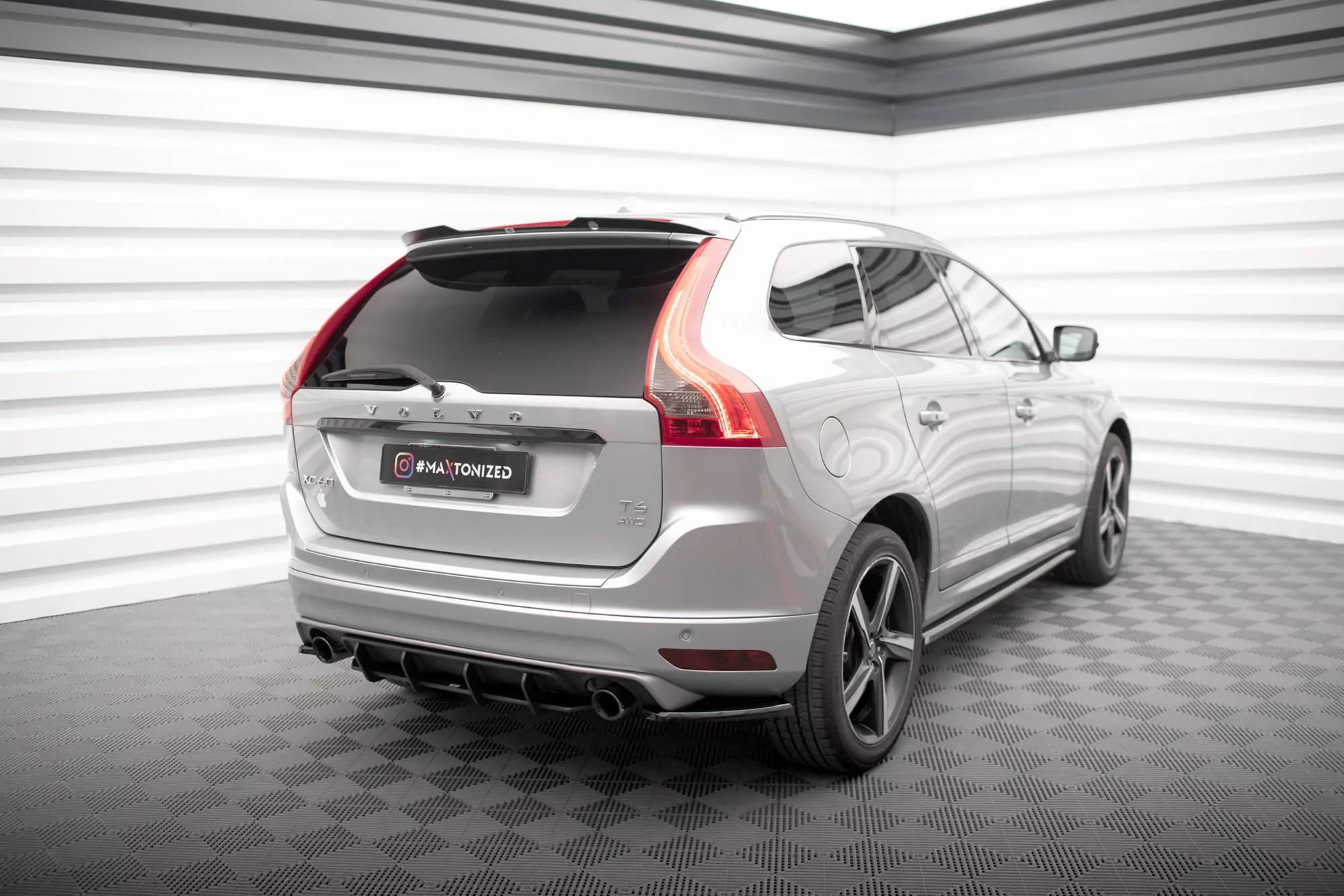 Street Pro Heckschürze Für Volvo XC60 R-Design Mk1 Facelift