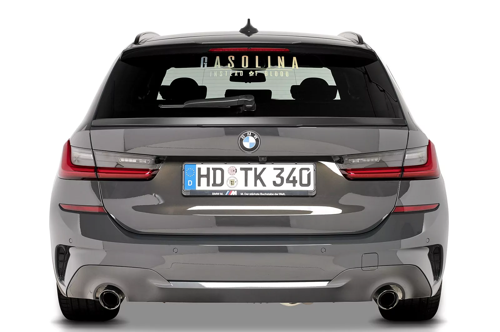 Heckflügel mit ABE für BMW 3er G21 HF766-M Carbon Look (matt)