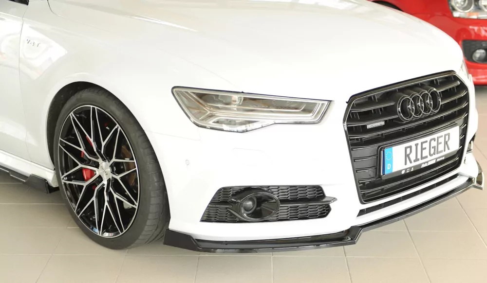 Rieger Spoilerschwert glanz schwarz für Audi A6 S6 (4G/C7) Lim. 09.14- (ab Facelift)