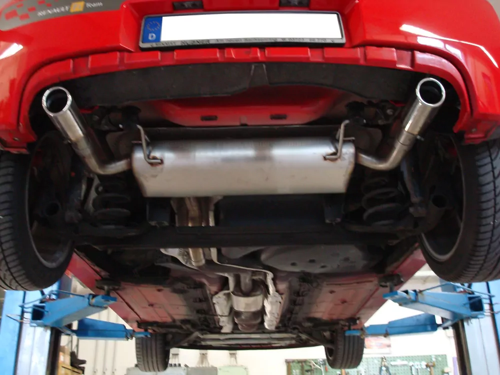 Renault Clio III B Sport  Endschalldämpfer quer Ausgang rechts/links - 1x90 Typ 17 rechts/links