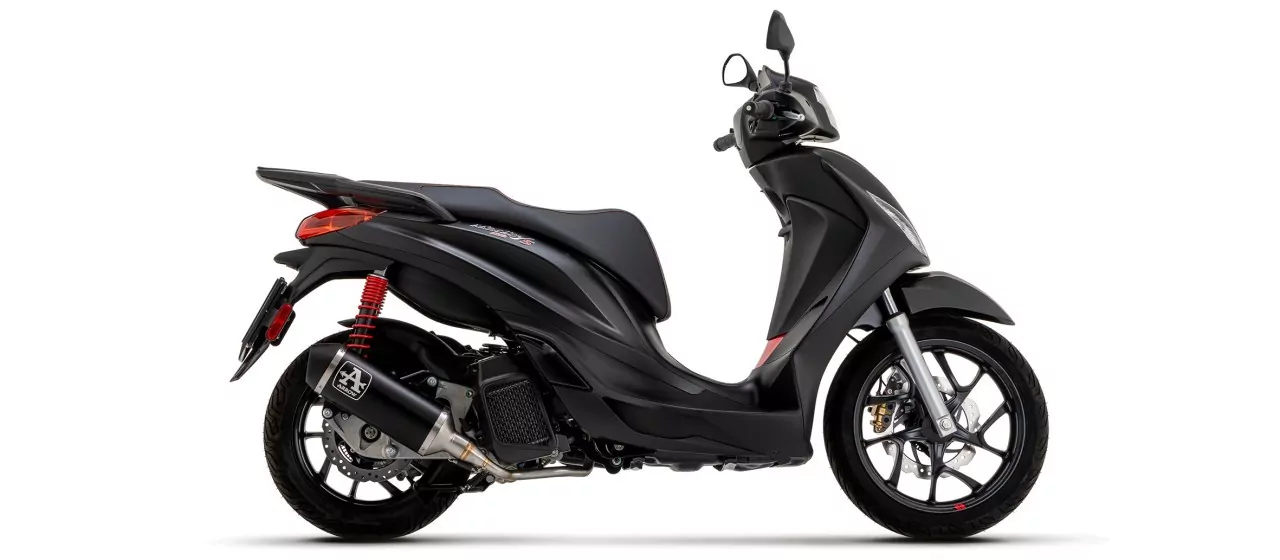 Arrow Urban Aluminium Schwarz Piaggio Medley 125-150 S ABS 20-23