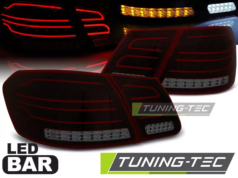 Led Bar Tail Lights Red Smoke Fits Mercedes W212 E-klasa 09-13