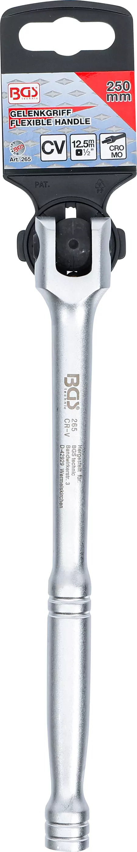 Gelenkgriff | Abtrieb Außenvierkant 12,5 mm (1/2") | 250 mm