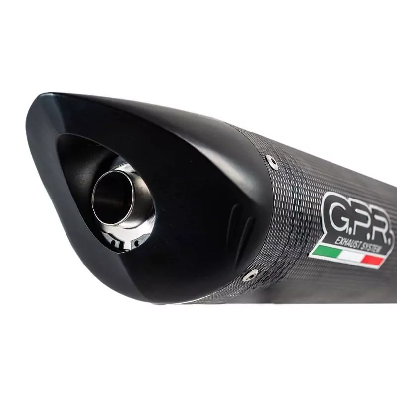 Suzuki Gsx-R 1000 / 1000 R  2021-2023, Tiburon Poppy, Homologated legal slip-on exhaust including removable db killer and link