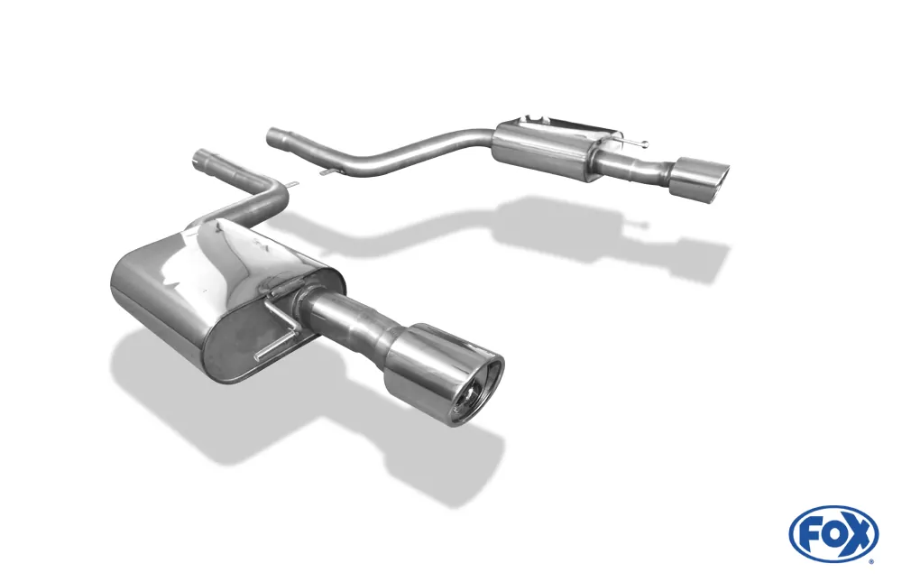 Audi A6 Typ 4F quattro 4,2l  Endschalldämpfer rechts/links Ø63,5mm - 1x100 Typ 17 rechts/links