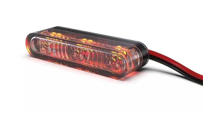 HIGHSIDER pro Star-MX1 Pro Module LED TailLight/Indicator Black/Smoke 3in1, E-Approved (Pair)