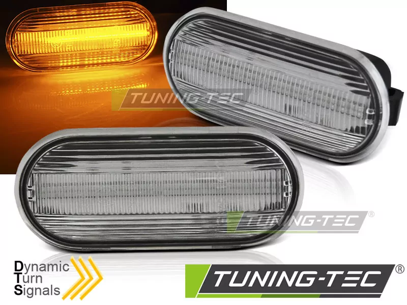 Side Direction White Led Seq Fits Vw Golf 4 / Bora 95- / Golf 3 95-/ Ibiza 95 -99/ Toledo