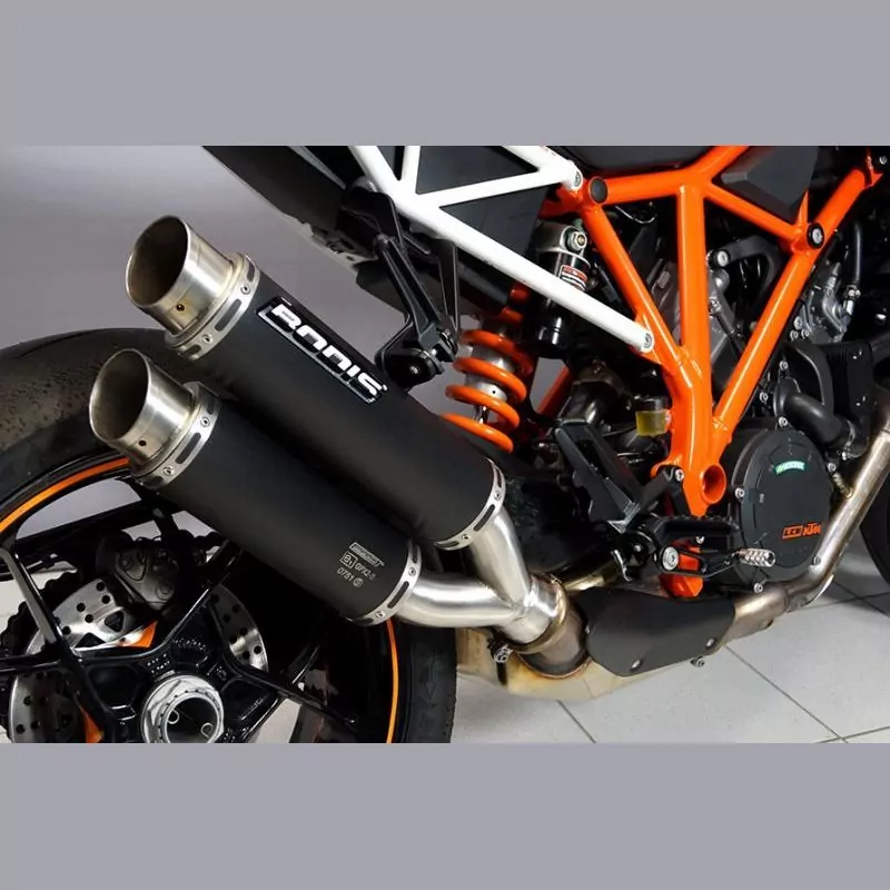 Bodis GPX 2 S schwarz Endschalldämpfer KTM Super Duke 1290 R 2014-2016