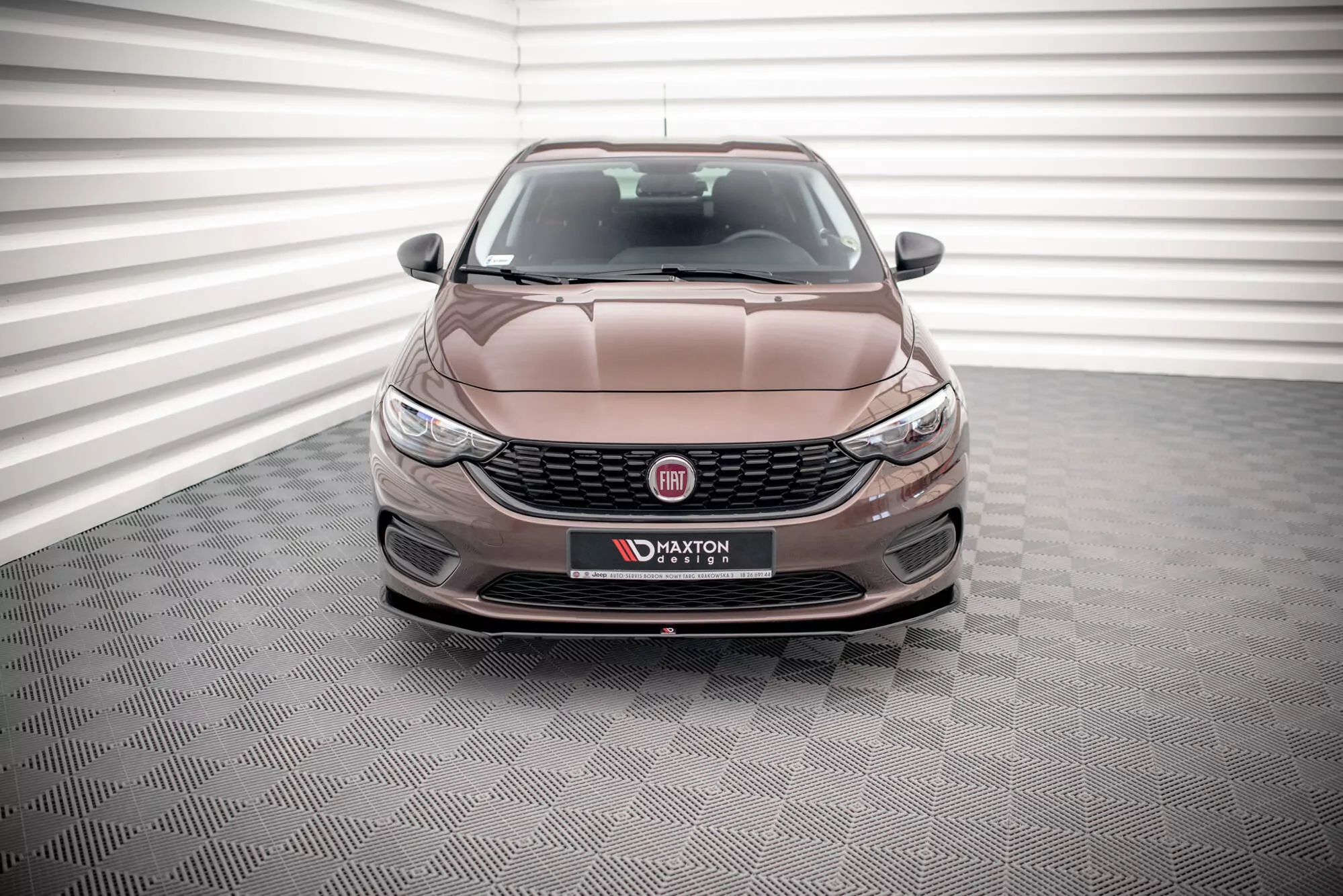 Front Ansatz Passend Für Passend Für Fiat Tipo S-Design Schwarz Hochglanz Schwarz Hochglanz