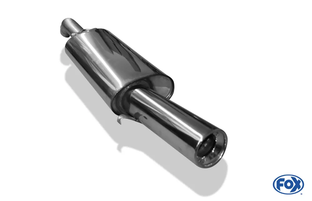 VW Corrado G60  Endschalldämpfer Ø55mm - 1x90 Typ 13