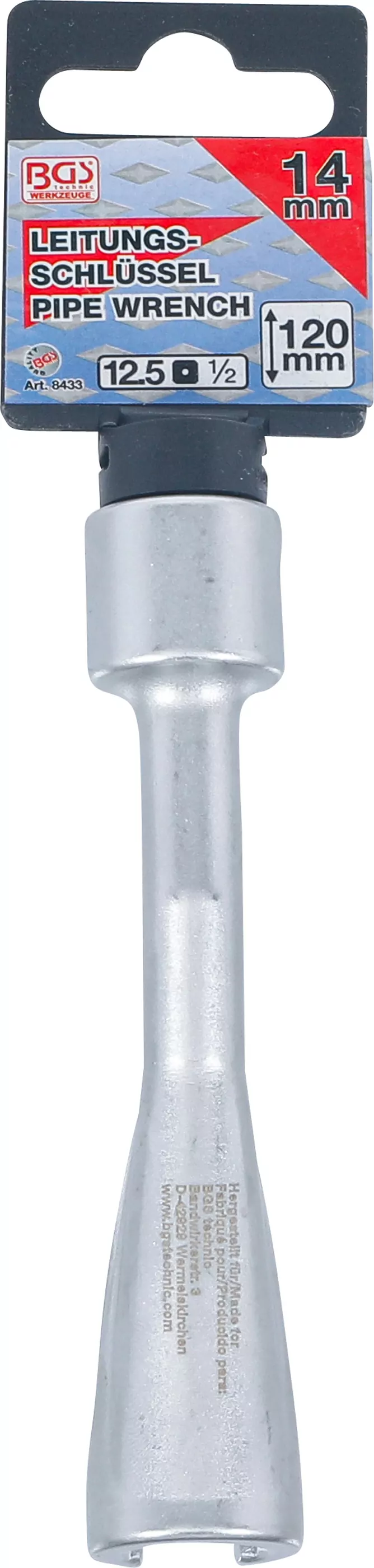 Spezial-Schlüssel für Einspritzleitungen | für BMW | Antrieb Innenvierkant 12,5 mm (1/2") | SW 14 mm