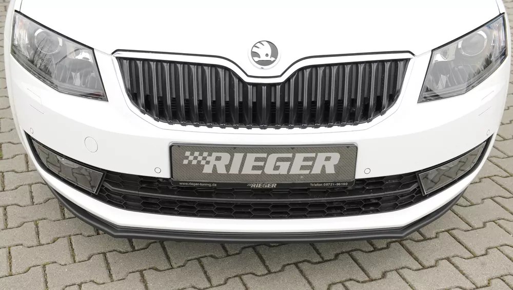 Rieger Spoilerschwert für Skoda Octavia (5E) | Lim. 02.13-01.17 (bis Facelift) für orig. Frontschürze
