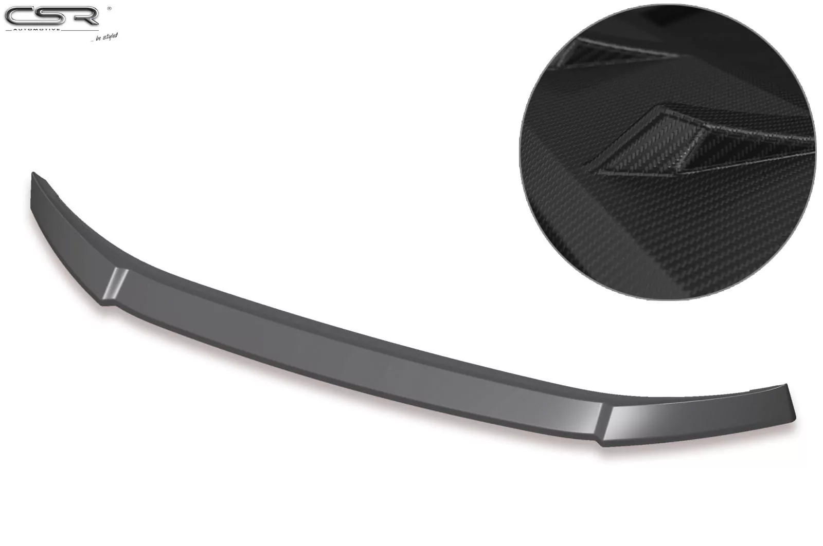 Cup-Spoilerlippe mit ABE für VW up! CSL354-M Carbon Look (matt)