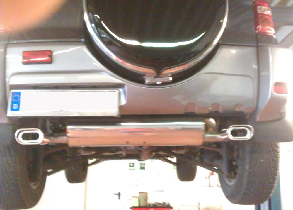 Toyota RAV 4 II - 3-Türer  Endschalldämpfer Ausgang rechts/links - 135x80 Typ 53 rechts/links