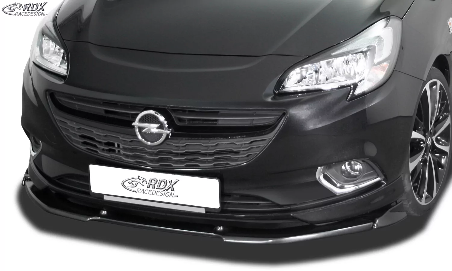 RDX Frontspoiler VARIO-X für OPEL Corsa E OPC-Line Frontlippe Front Ansatz Vorne Spoilerlippe