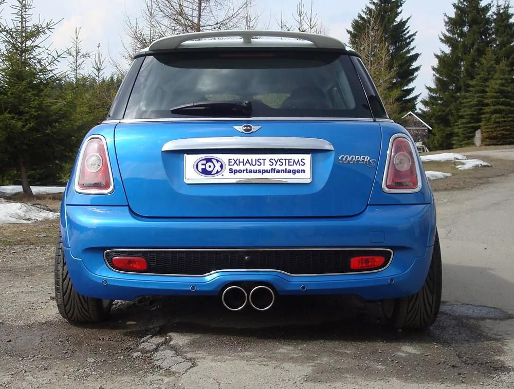 Mini Cooper S R56  Endschalldämpfer Ausgang mittig - 2x100 Typ 16