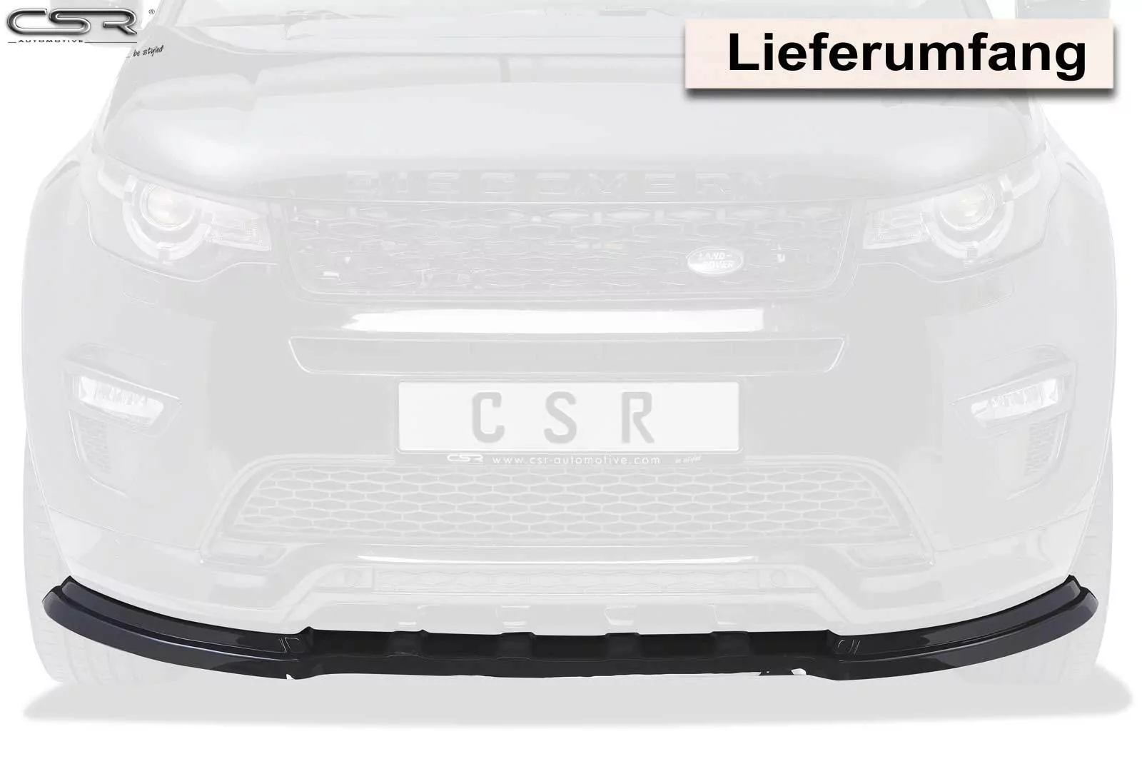 Cup-Spoilerlippe mit ABE für Land Rover Discovery CSL309-M Carbon Look (matt)