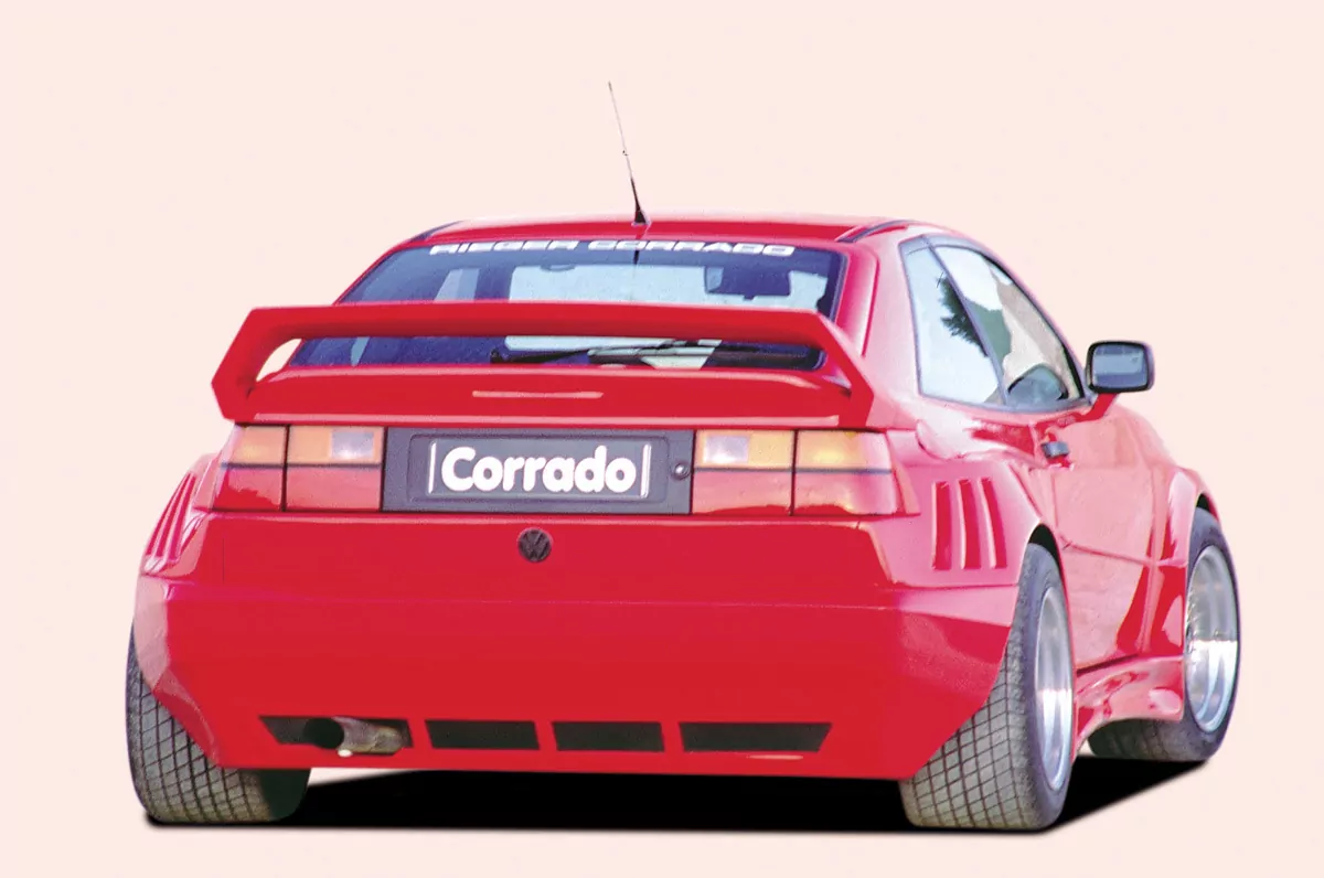 Rieger Heckschürze Breitbau II für VW Corrado (53I) - Coupé 88-95 carbon optik