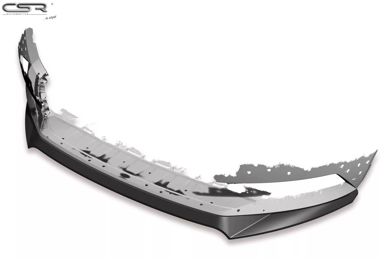 Cup-Spoilerlippe mit ABE für Skoda Superb III (Typ 3V) CSL401-M Carbon Look (matt)