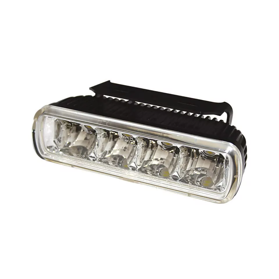 HIGHSIDER pro LED Daytime Running Light Black Rectangular (1pc)