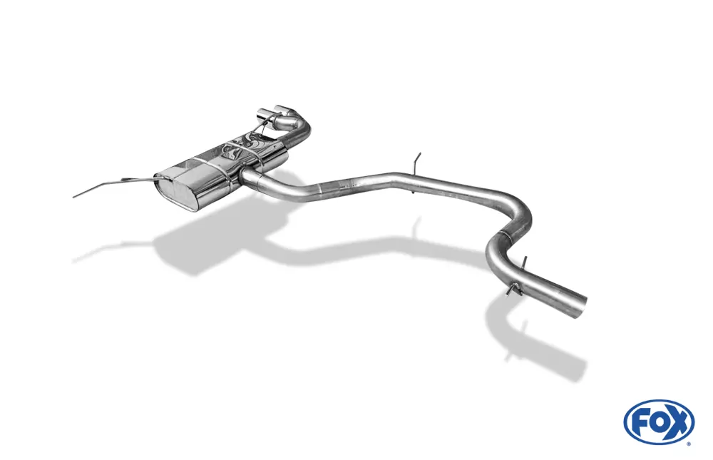 Audi TT 8J 1,8l  Endschalldämpfer - 2x90 Typ 17