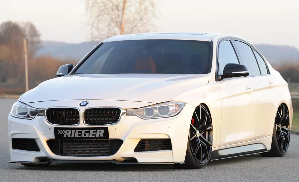 Rieger Spoilerschwert für BMW 3er F30  (3L) | Lim. 02.12-06.15 (bis Facelift) nur für M-Paket-Frontschürze