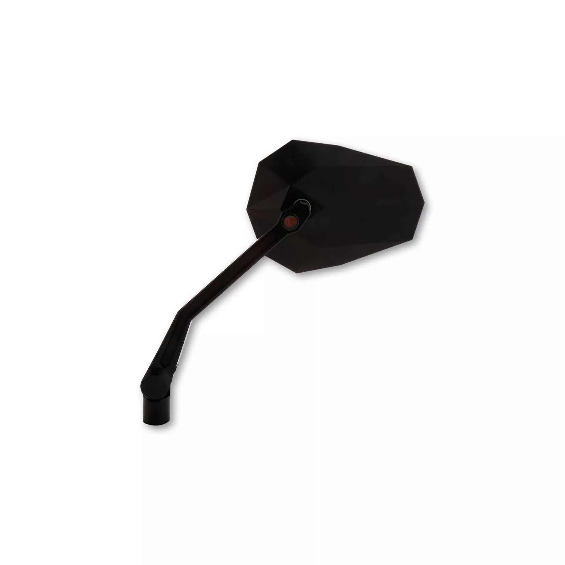 HIGHSIDER pro Handlebar Mirror Stealth -X2 Black With LED Indicator (Pair)