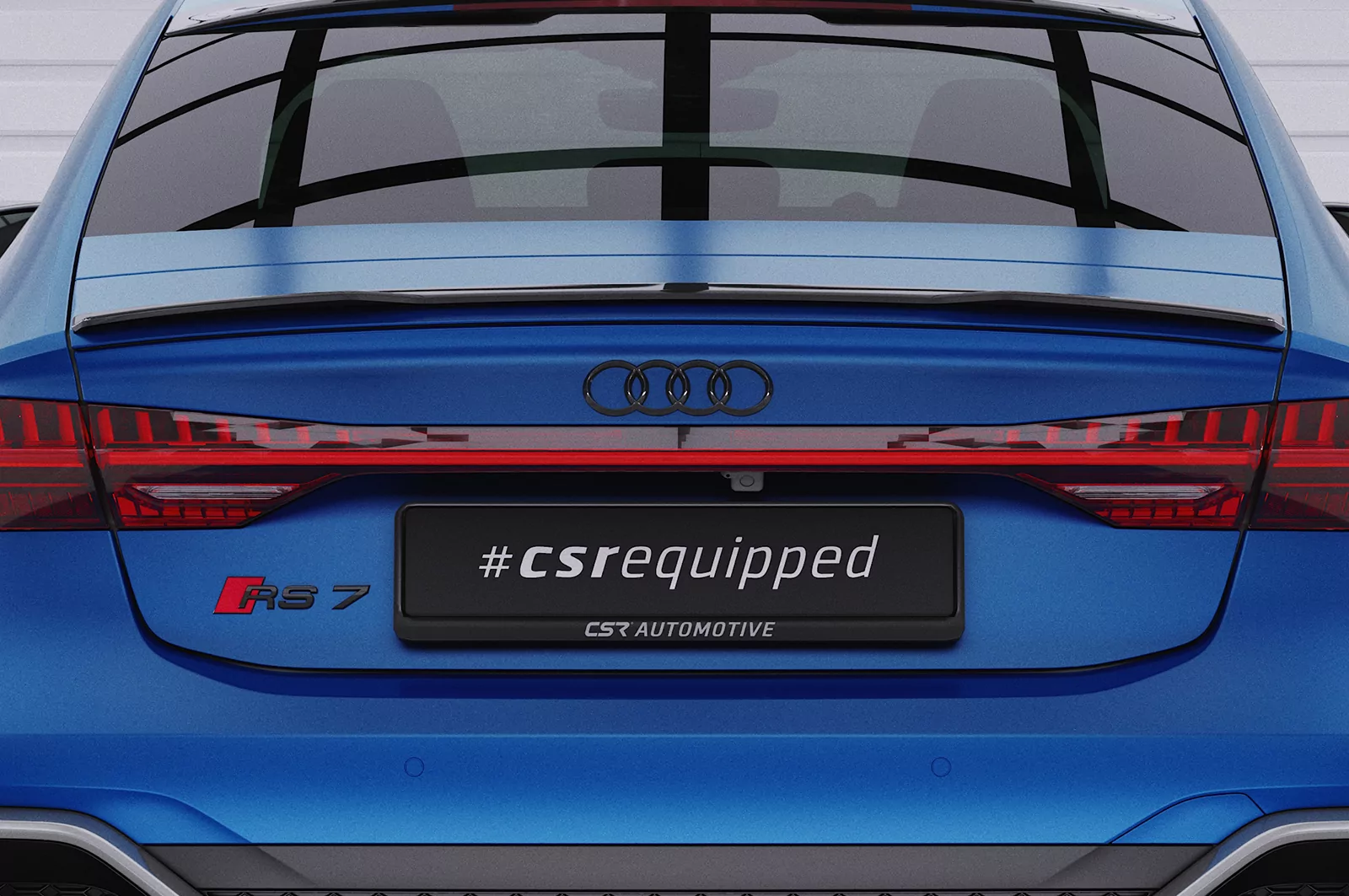 Heckflügel mit ABE für Audi A7/S7/RS7 (C8) Sportback HF860 Schwarz Strukturiert