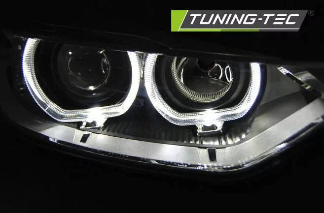 HEADLIGHTS ANGEL EYES LED BLACK fits BMW F30/F31 10.11 - 05.15