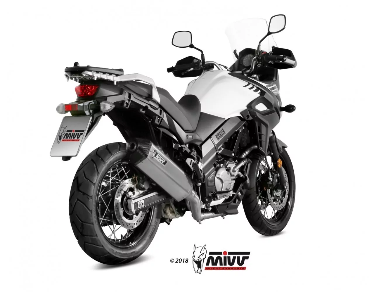 MIVV Speed Edge Edelstahl SUZUKI DL V-STROM 650 2017 >