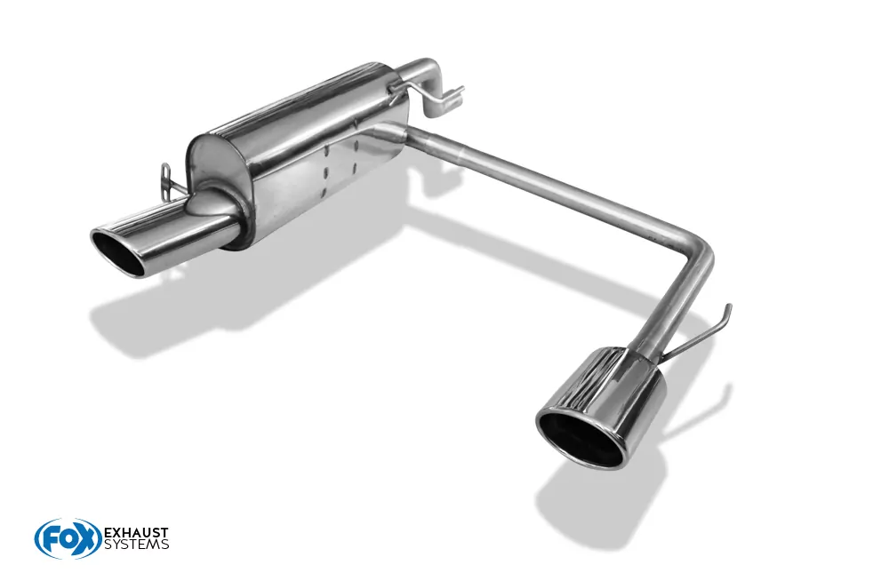 Opel Corsa E  Endschalldämpfer Ausgang rechts/links - 115x85 Typ 32 rechts/links