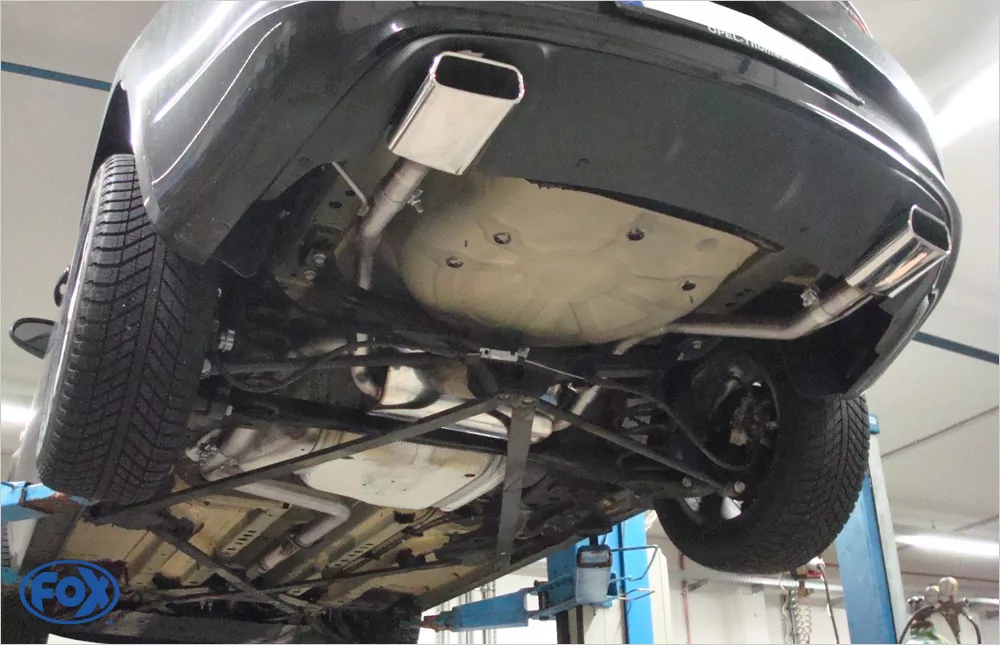 Opel Cascada  Endschalldämpfer quer Ausgang rechts/links - 145x65 Typ 59 rechts/links