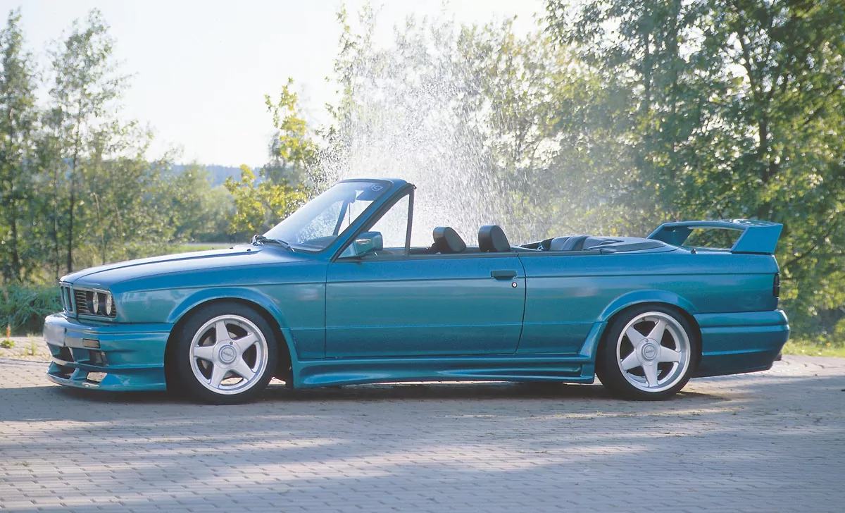 Rieger Seitenschweller für BMW 3er E30 - Cabrio   carbon optik