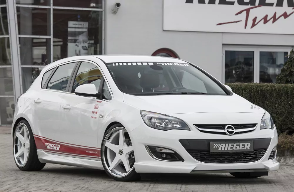 Rieger Seitenschweller für Opel Astra J - Sports Tourer 10.12- (ab Facelift) carbon optik