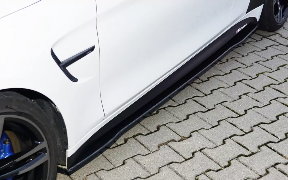 Carbon Seitenschweller rechts ansatz, rechts für BMW 4er F83 M4 (M3) Cabrio 07.14-