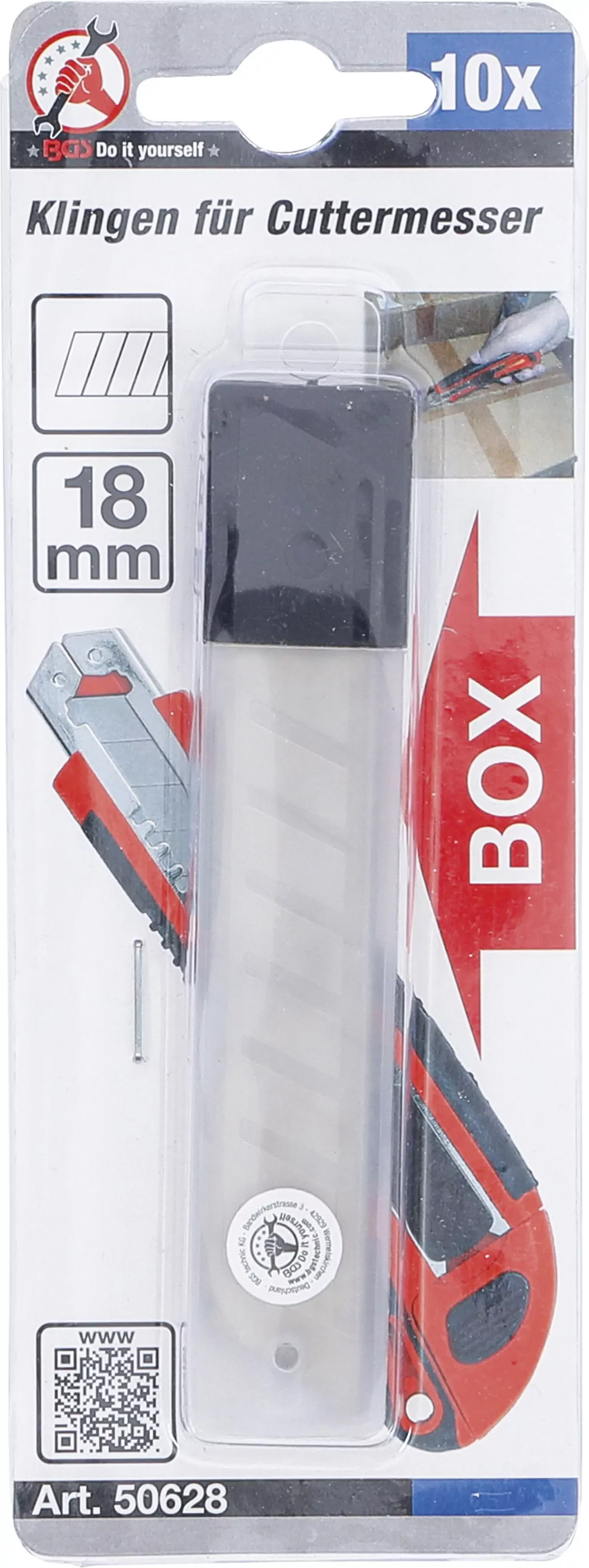 Ersatzklingen-Satz | 18 mm | 10-tlg.