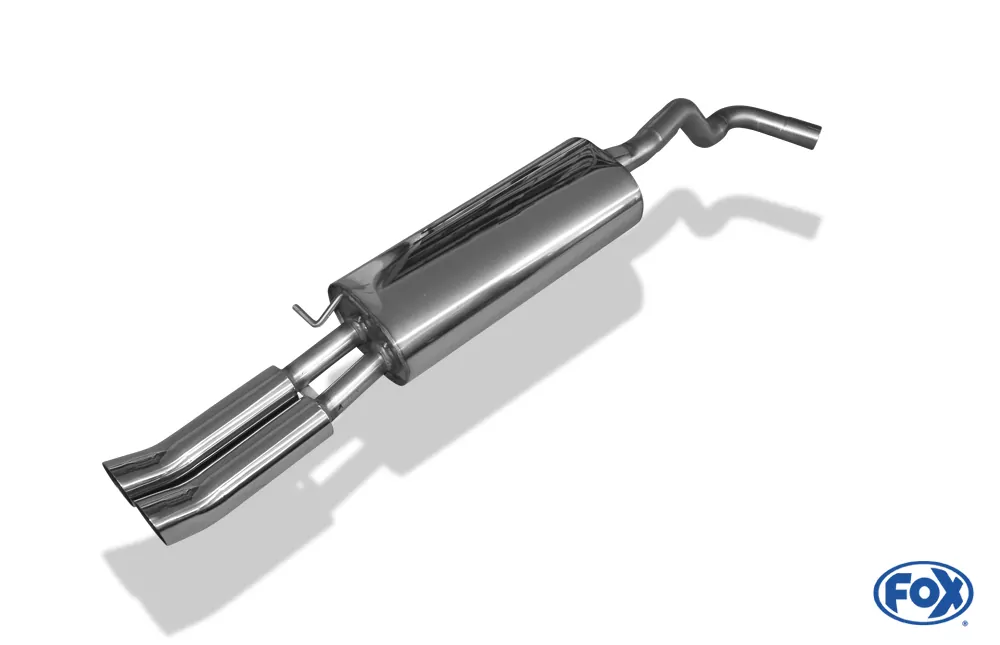 Skoda Rapid Limousine  Endschalldämpfer - 2x76 Typ 18