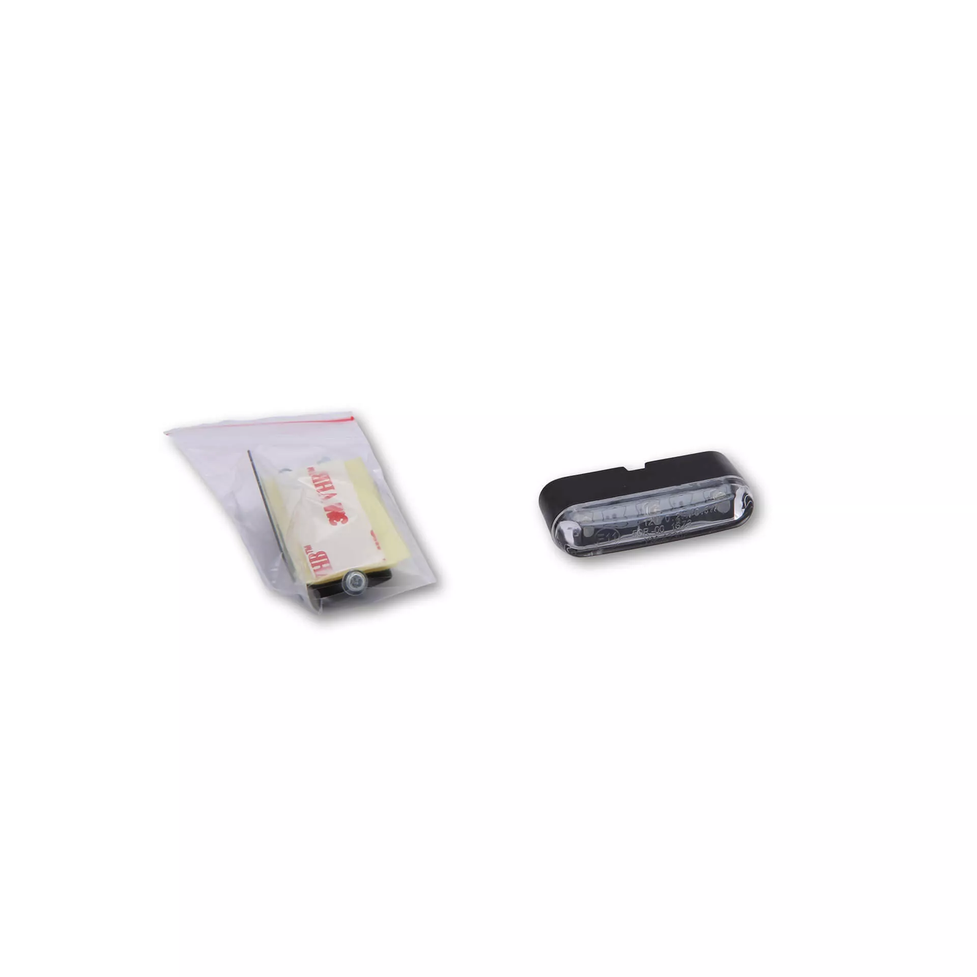 HIGHSIDER smart LED Parking Light Black Tri-LED, With Holder And Self-Adhesive Foil, 12V (1pc)