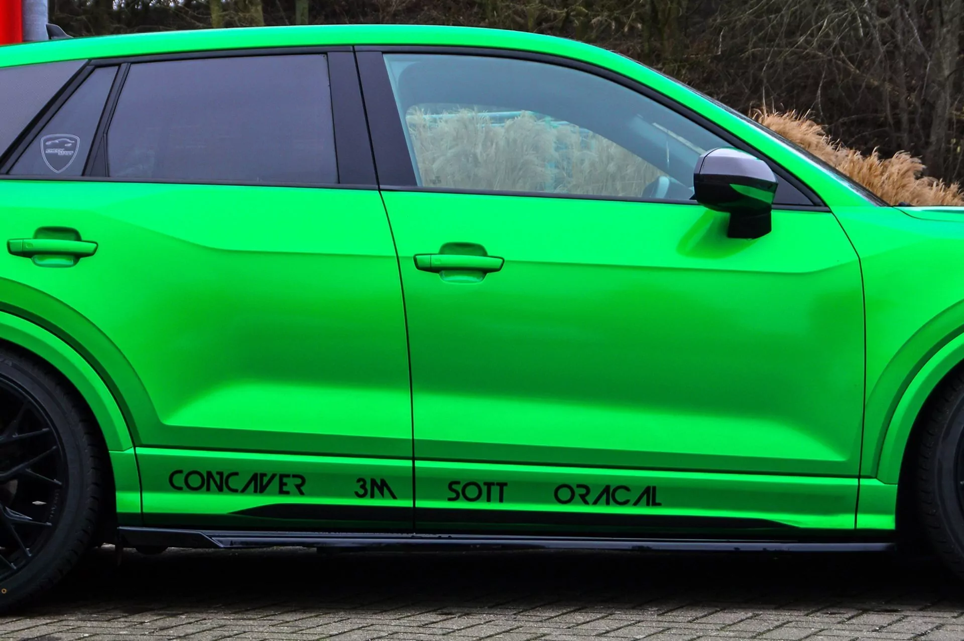 CUP Seitenschweller mit Wing hinten für Audi Q2 GA