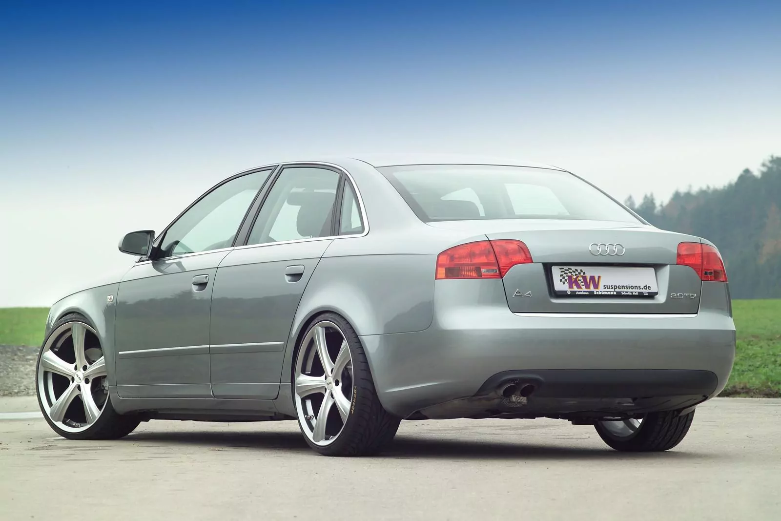 KW Gewindefahrwerk V1 inox AUDI A4 Cabriolet (8H) QB6, 8H7, B6, 8HE, B7 01/2002-12/2009