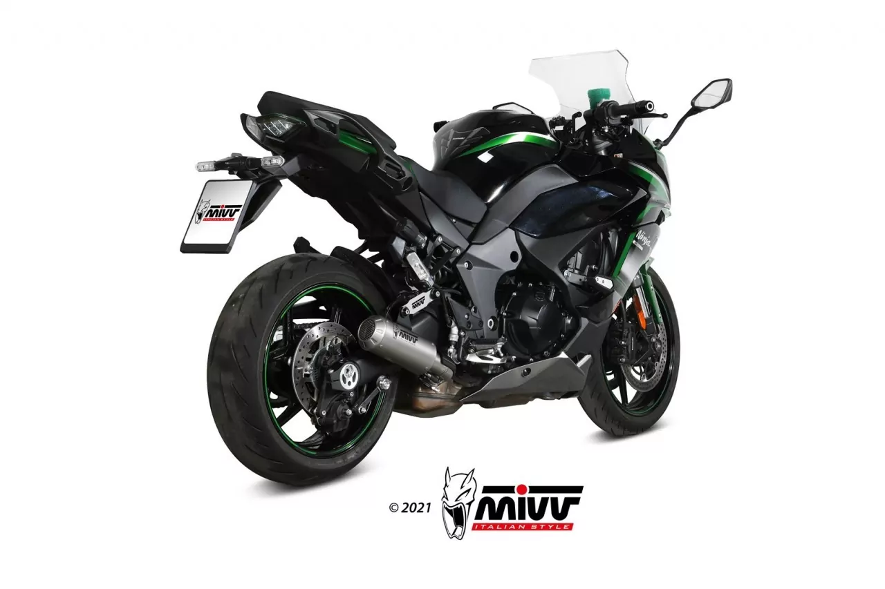 Mivv MK3 Edelstahl Kawasaki Ninja 1000 SX / Tourer 20-21